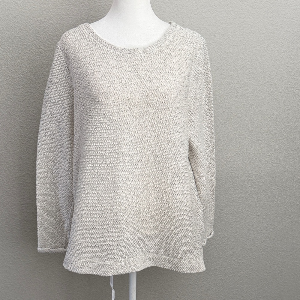 H&M Cream Crew Neck Sweater